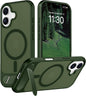 Magnetic Compatible with iPhone 14 Pro Max Case, [Built-in Invisible Kickstand][Compatible with MagSafe] [Military Grade Shockproof] Slim Translucent Matte Phone Case for iPhone 14 Pro Max 6.7"
