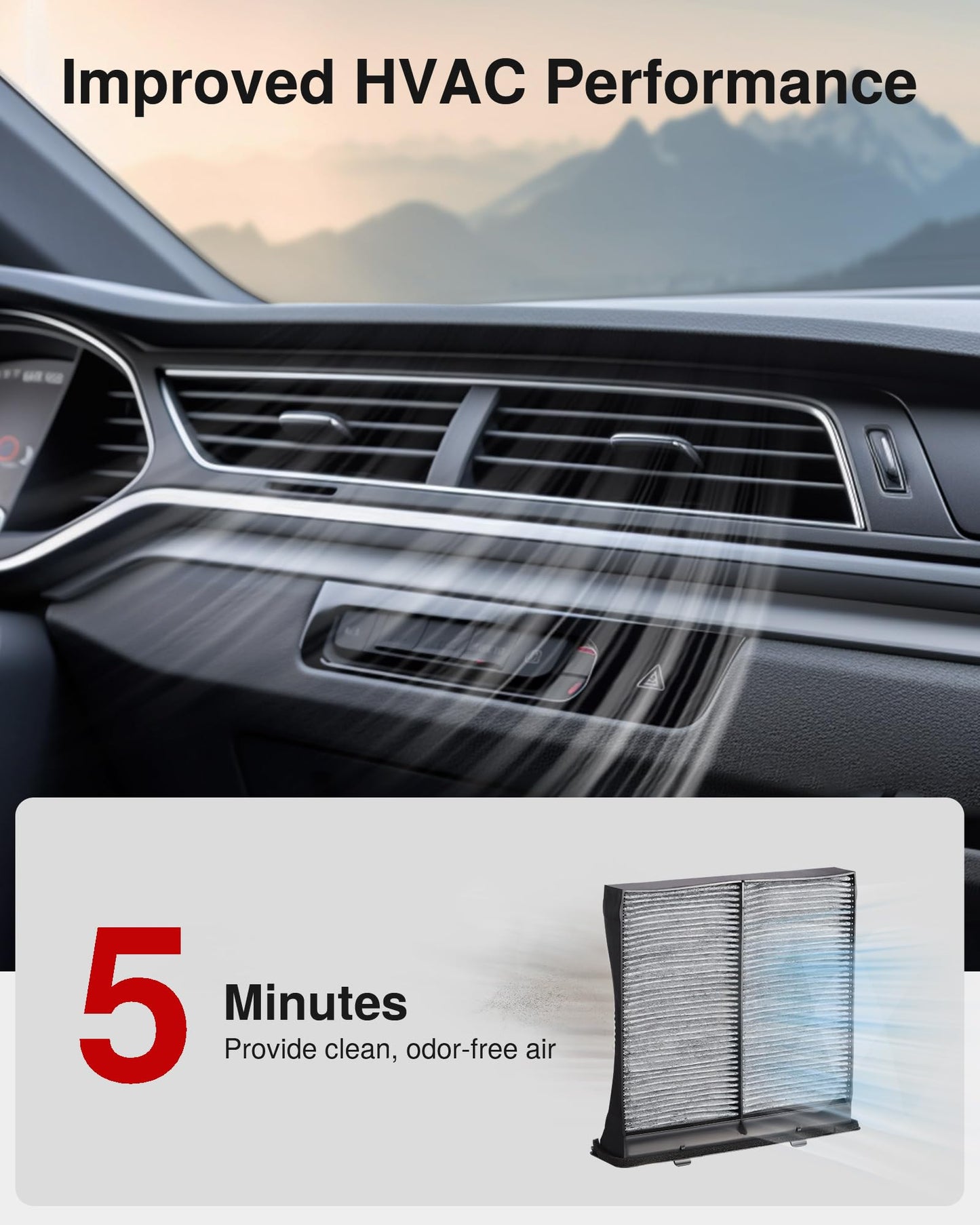 Puroma Cabin Air Filter Activated Carbon for CF11920 CP920 6043C Ford C-Max