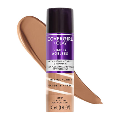 COVERGIRL Simply Ageless 3-in-1 Foundation - 240 Natural Beige