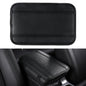 Amiss Car Center Console Cover, Upgraded Leather Car Armrest Cushion with 2 Storage Pockets, Universal Waterproof Cushion Pad, Non-Slip Car Interior Accessories, Fits Most Sedans SUVs Trucks (Black)