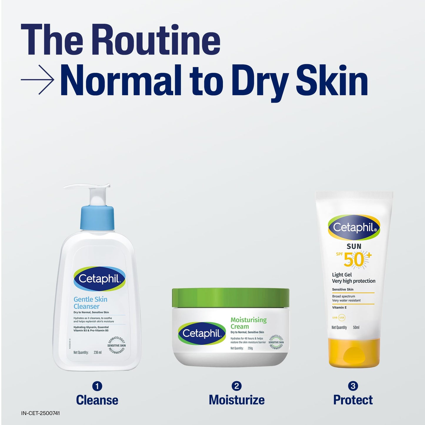 Cetaphil Moisturizing Cream Sensitive Skin, Fragrance Free, 3oz, 3ct