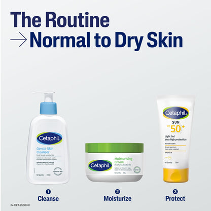 Cetaphil Moisturizing Cream Sensitive Skin, Fragrance Free, 3oz, 3ct