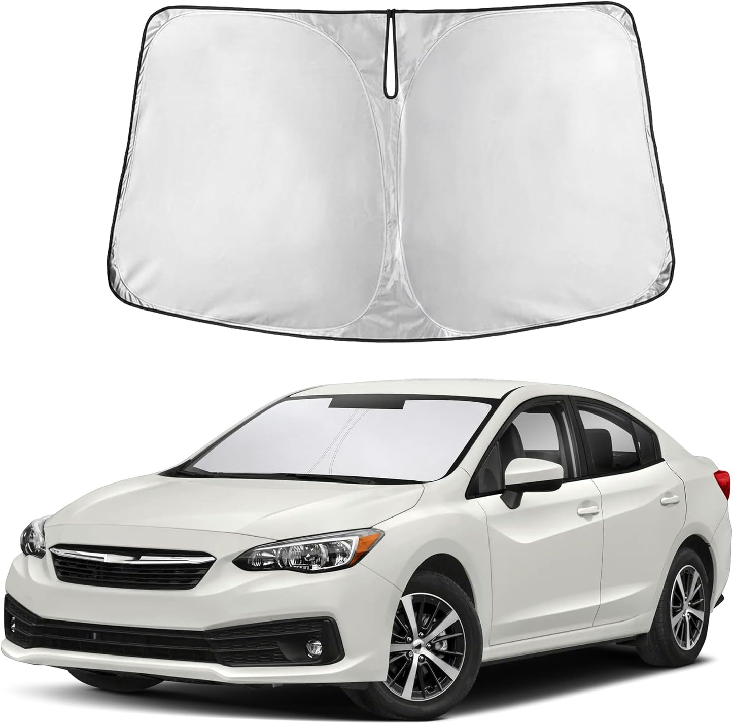 Autovir Windshield Sun Shade, 2017-2026 Tesla Model 3 & Y, 280T Visor Shade