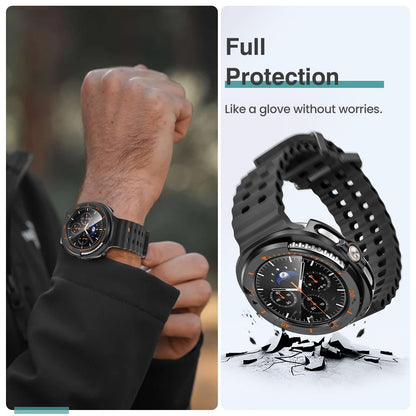 Tensea 5+5PCS for Samsung Galaxy Watch Ultra 47mm Screen Protector Case