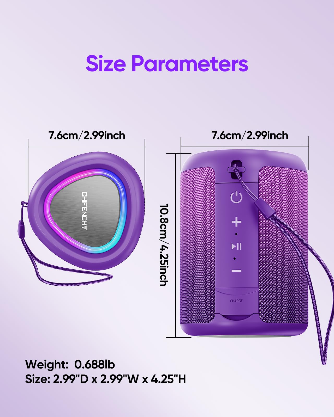 Portable Bluetooth Speaker Beach Essentials: IPX5 Waterproof for Outdoor
