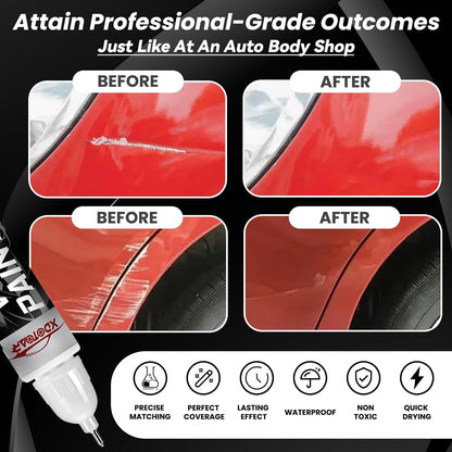 Matte Black Touch Up Paint for Cars, Universal and Color Accurate Automotive Scratch Repair Pen, Lasting Auto Scratch Remover, Quick Drying, Weather Resistant, Easy to Use, Versatile Use