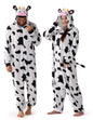 Spooktacular Creations Halloween Dalmatian Dragon Cow Costume, Animal Costume Hooded Jumpsuit for Halloween Cosplay Party