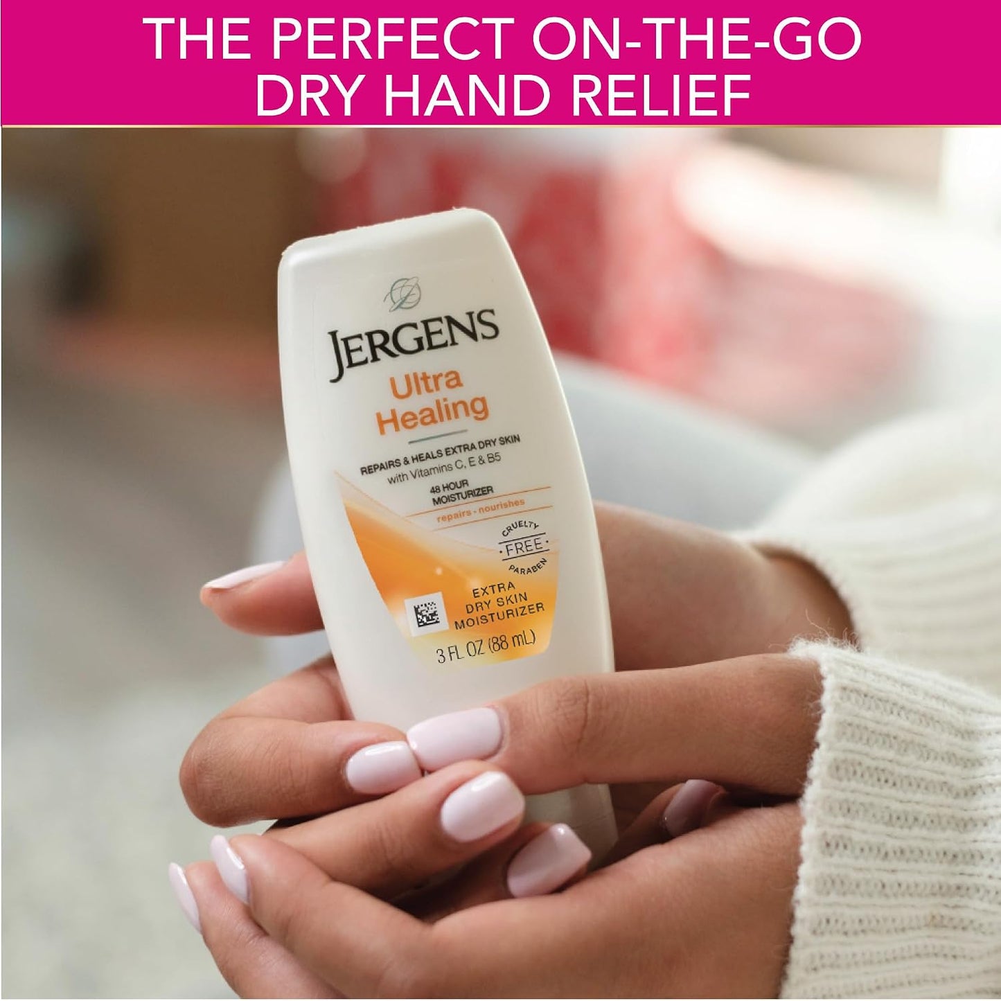 Jergens Ultra Healing Body Lotion, Moisturizer for Dry Skin, 32 fl oz