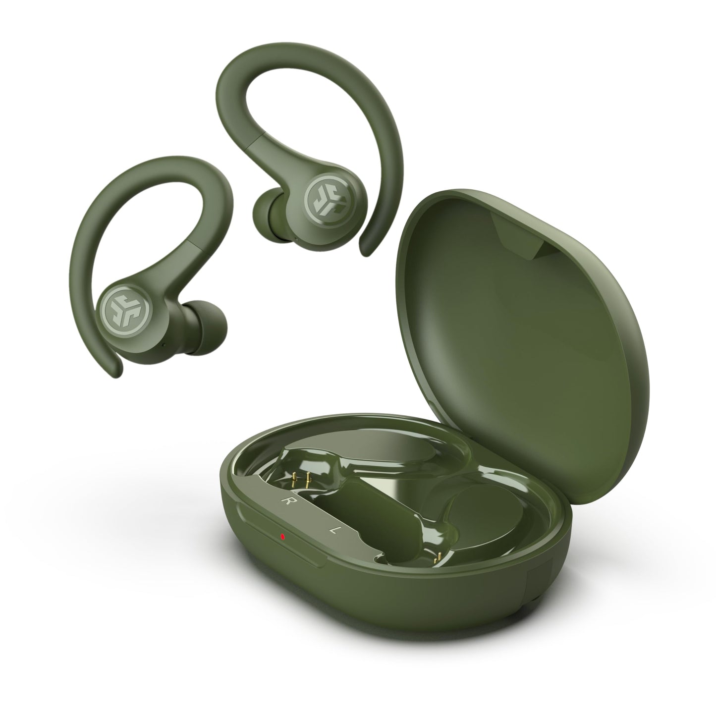 JLab, Go Sport+, True Wireless Workout Earbuds, Bluetooth Sport Earbuds, Clear Calling, Graphite
