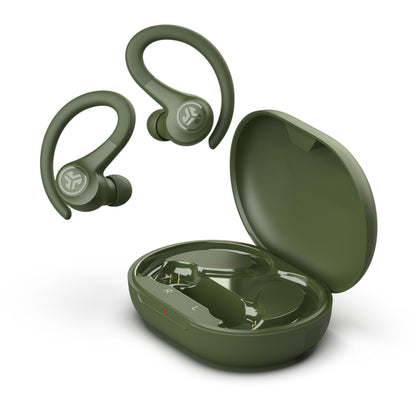 JLab, Go Sport+, True Wireless Workout Earbuds, Bluetooth Sport Earbuds, Clear Calling, Graphite