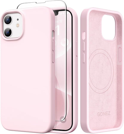GONEZ Magnetic for iPhone 17 Pro Max Case, Silicone Cover Stone