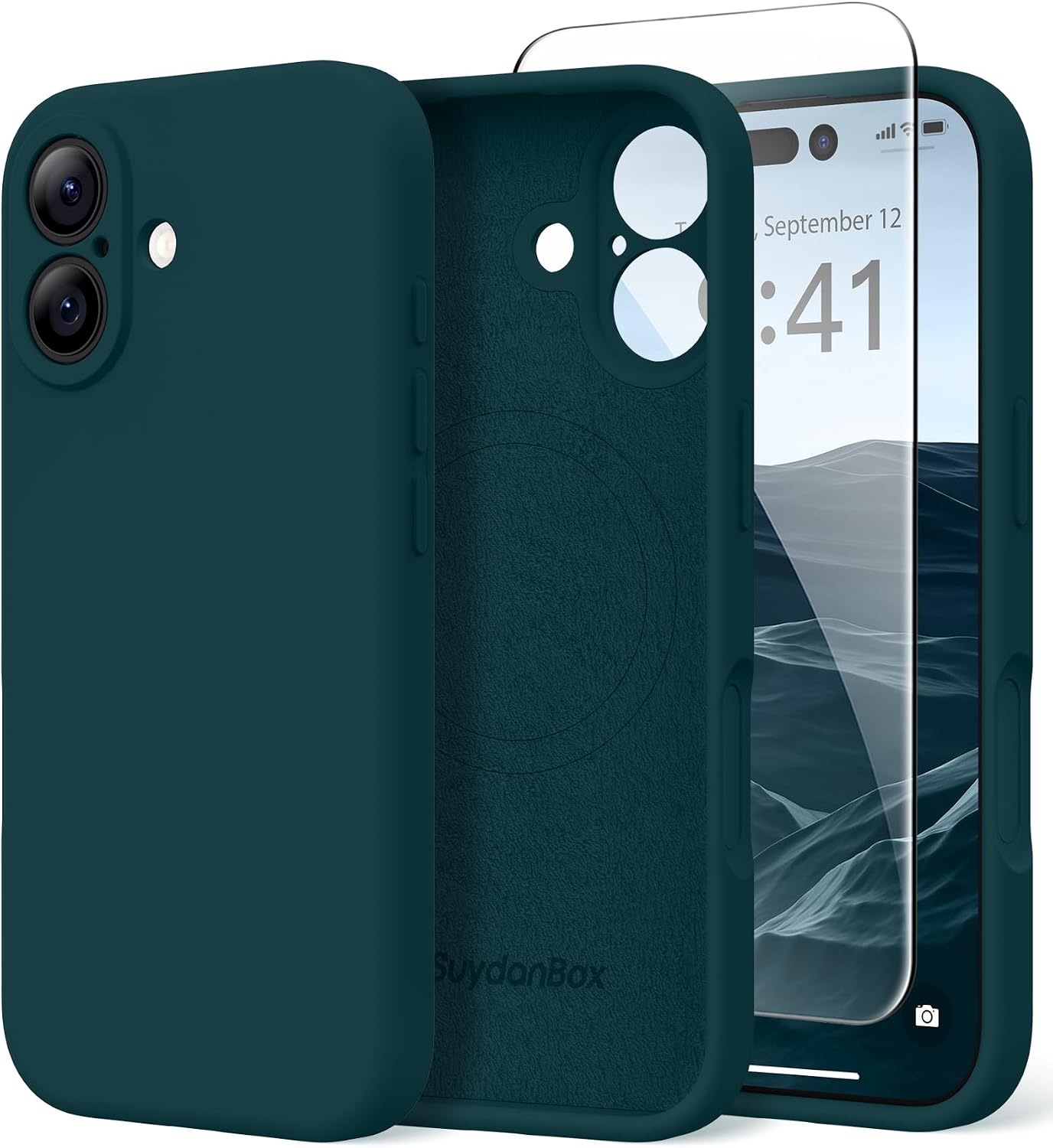 Magnetic for iPhone 17 Case Silicone Matcha