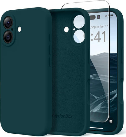 Magnetic for iPhone 17 Case Silicone Matcha