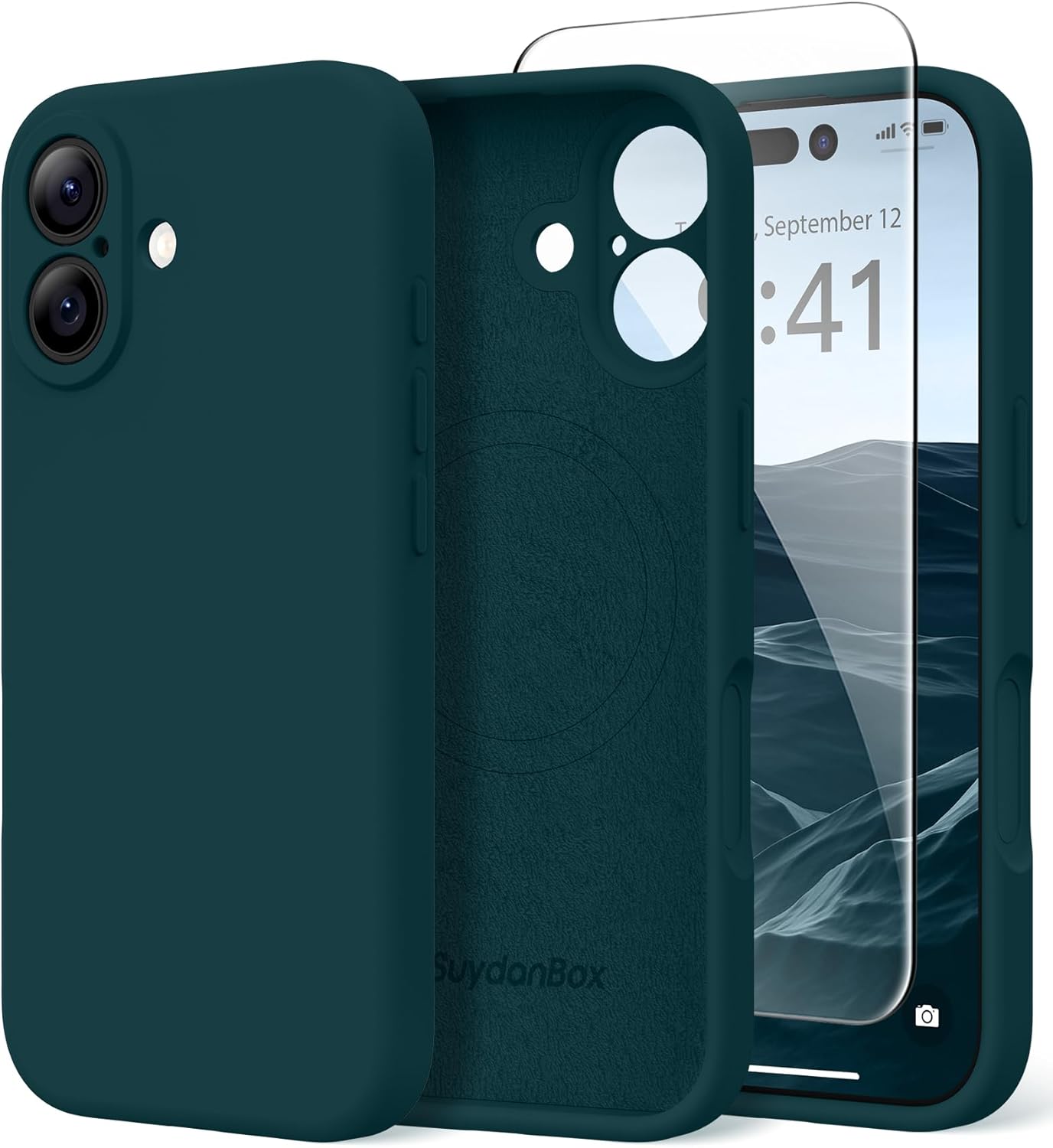 Magnetic for iPhone 17 Case Silicone Matcha