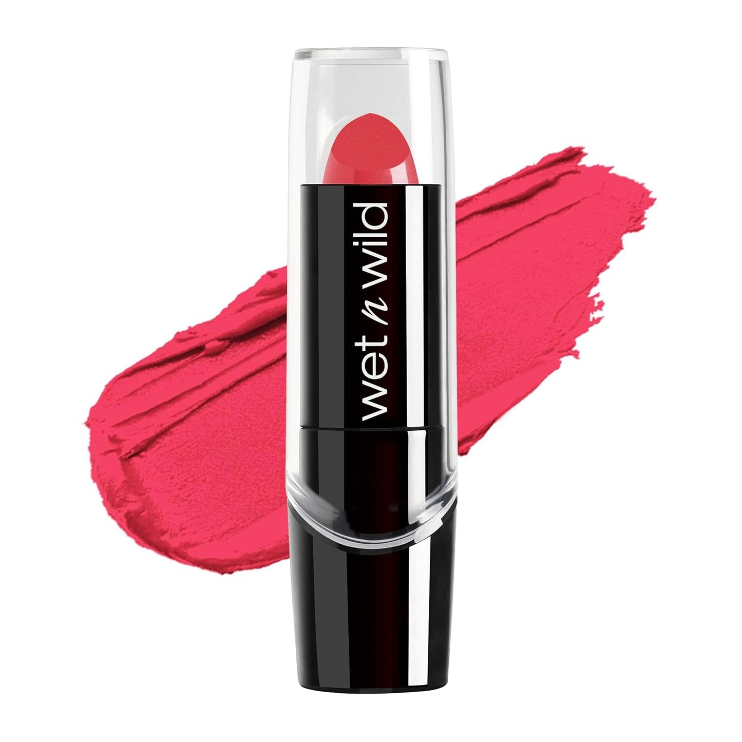 wet n wild Silk Finish Lipstick, Hydrating Rich Buildable Lip Color, Formulated with Vitamins A,E, & Macadamia for Ultimate Hydration, Cruelty-Free & Vegan - A Short Affair