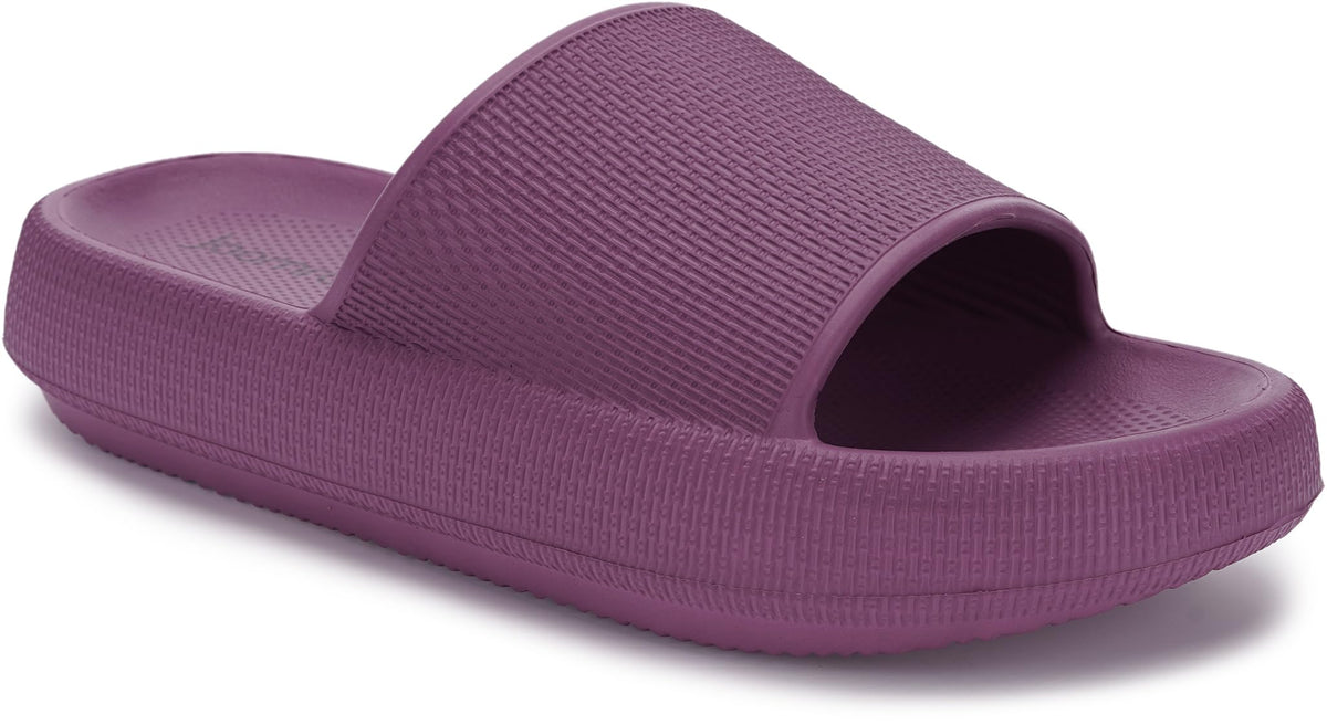 Joomra Pillow Slippers for Women and Men Thick Sole Ultra Cushion Slides