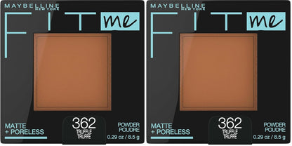 Maybelline Fit Me Matte + Poreless Pressed Face Powder Makeup & Setting Powder, Buff Beige, 1 Count