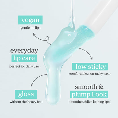 NOONI Korean Lip Oil - Applepeony - pH Color-Changing Plumping Lip Gloss