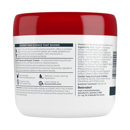 Eucerin Advanced Repair Lotion, Urea Enriched, 16.9 FL OZ