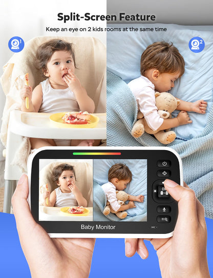 GoodBaby 5" Baby Monitor with Camera and Audio No WiFi