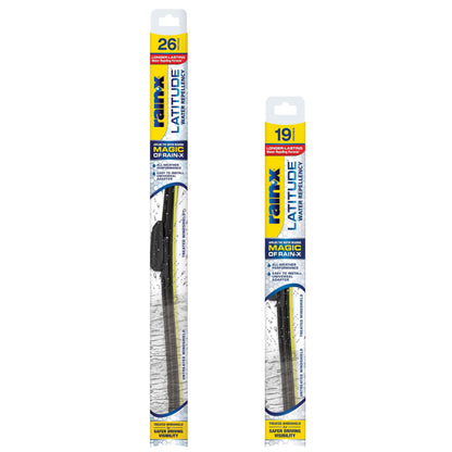 Rain-X 810348 Repellency Water Repellent Wiper Blades, 26" & 16" Windshield Wipers, All Weather Streak-Free for Enhanced Visibility w/Water Repellency Formula [Amazon Exclusive]