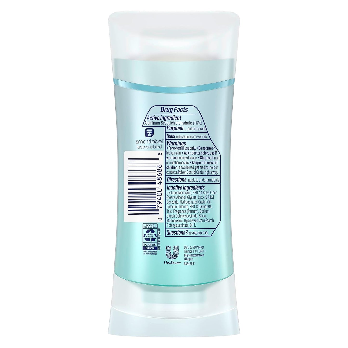 Degree Antiperspirant Deodorant Sexy Intrigue 72-Hour Sweat & Odor Protection Antiperspirant Deodorant For Women with Body Heat Activated Technology 2.6 oz (Pack of 2)