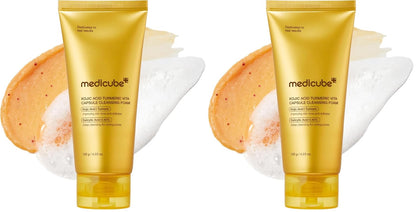 medicube Facial Cleanser Turmeric Capsule Foam Cleanser