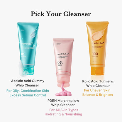 medicube Facial Cleanser Turmeric Capsule Foam Cleanser