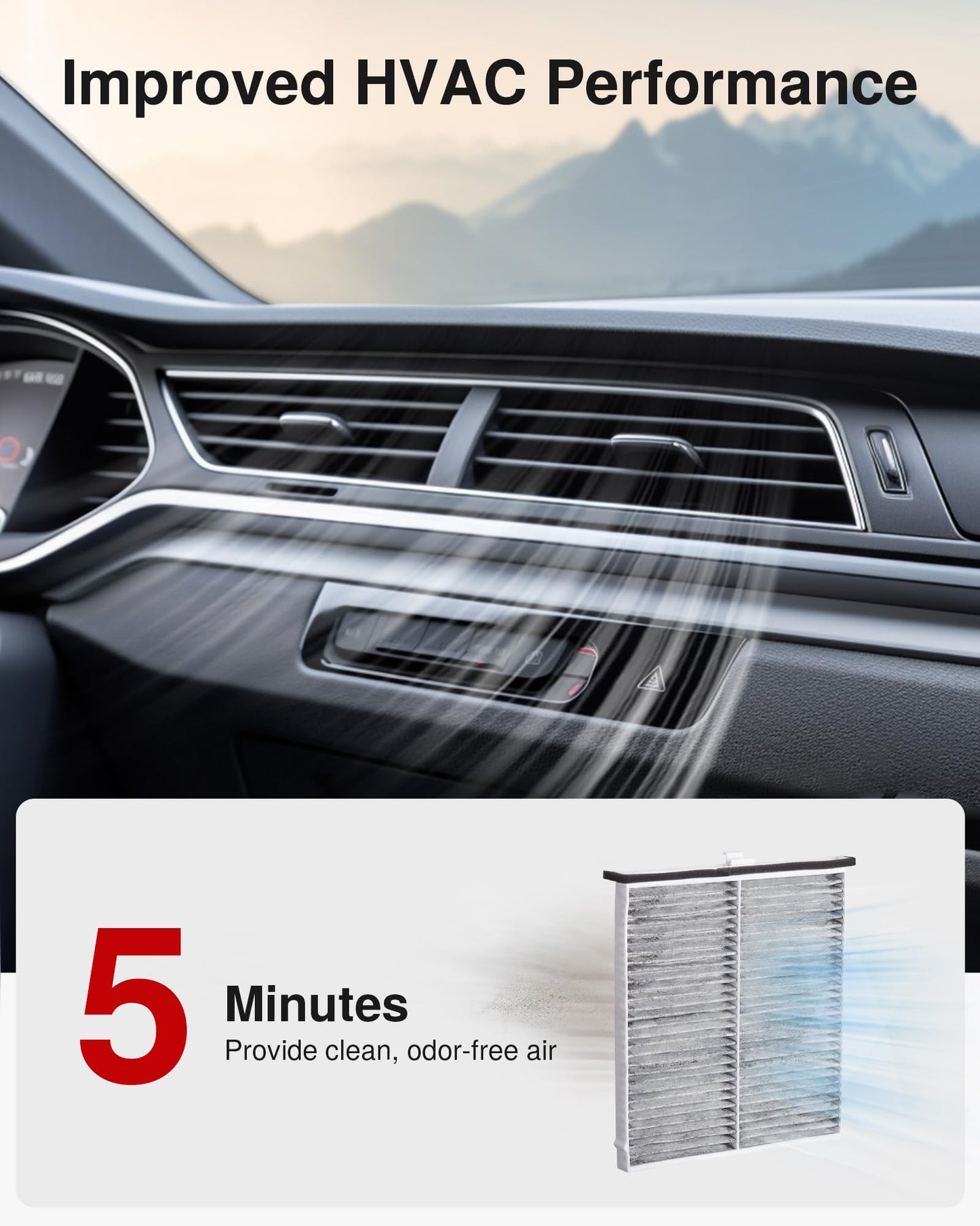 Puroma Cabin Air Filter Activated Carbon for CF11920 CP920 6043C Ford C-Max