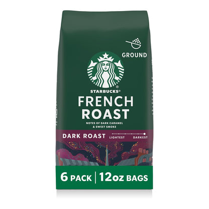 Starbucks Ground Coffee, Dark Roast Coffee, Italian Roast, 100% Arabica, 1 bag (18 oz)