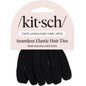 Kitsch Elastic Hair Ties No Damage | Stretchable Hair Bands - Neutral 12pcs