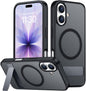 SPIDERCASE Magnetic for iPhone 17 Pro Max Case,with Kickstand,Clear