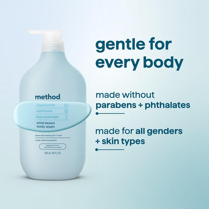 Method Body Wash, Island Mist-Leaves Skin Feeling Soft & Moisturized, Made Without Parabens, Notes of Hibiscus, Mango Nectar & Passion Fruit, 28 fl oz