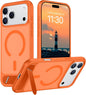 Magnetic Compatible with iPhone 14 Pro Max Case, [Built-in Invisible Kickstand][Compatible with MagSafe] [Military Grade Shockproof] Slim Translucent Matte Phone Case for iPhone 14 Pro Max 6.7"