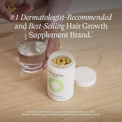 Nutrafol Women Hair Growth Supplements, Ages 18-44, 1-Month Bottle