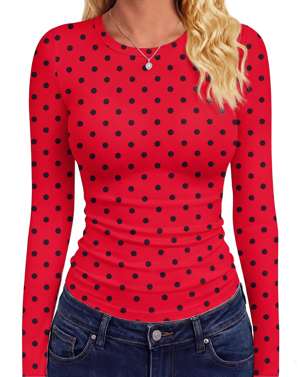 GAYHAY Long Sleeve Shirts for Women Tops Fitted Clothes Fall Fashion 2026