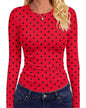 GAYHAY Long Sleeve Shirts for Women Tops Fitted Clothes Fall Fashion 2026