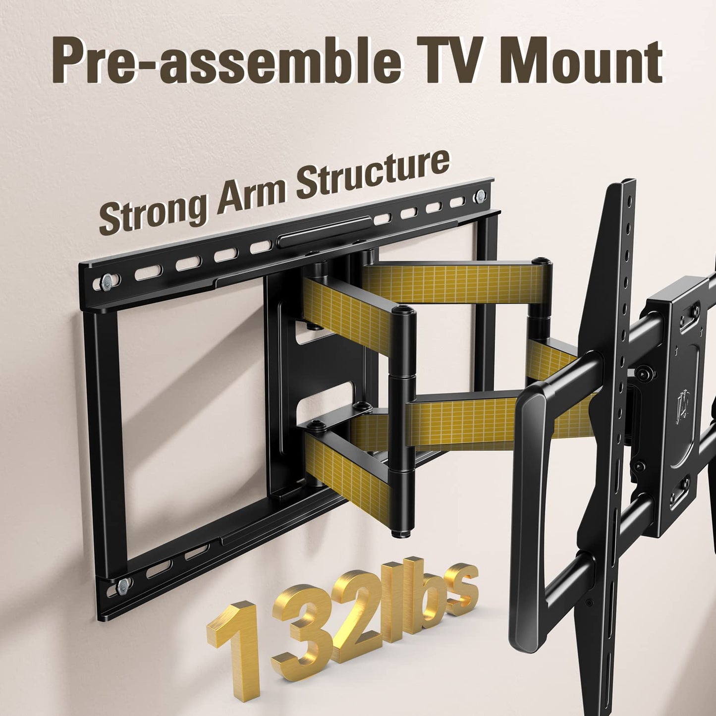 Mounting Dream Full Motion TV Wall Mount for 32-70 Inch TVs up to 99lbs