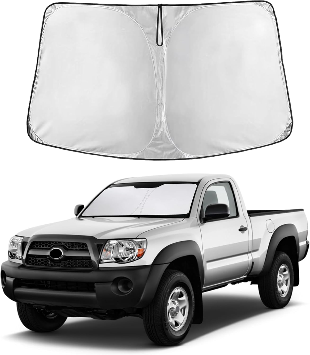 Econour Car Windshield Sun Shade, Front Window Sun Blocker for SUVs,Sedan
