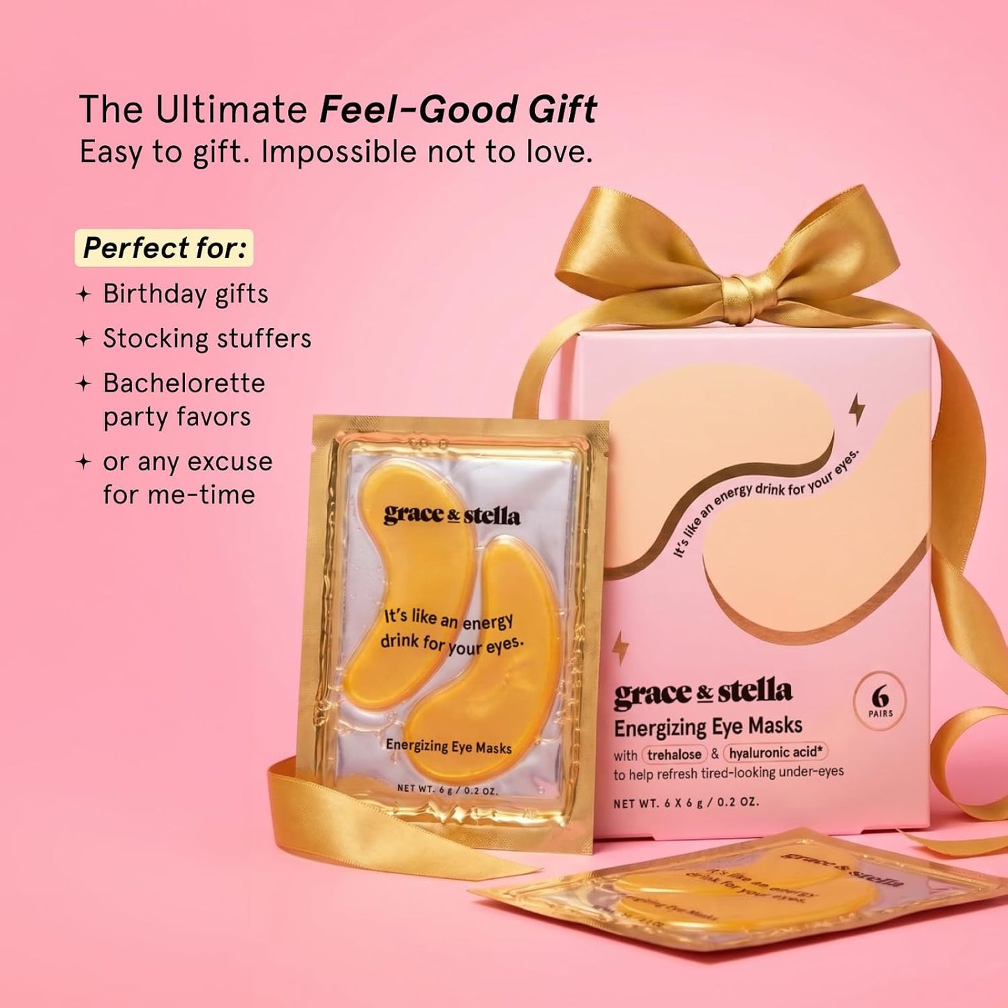 grace & stella Award Winning Eye Patches for Puffy Eyes