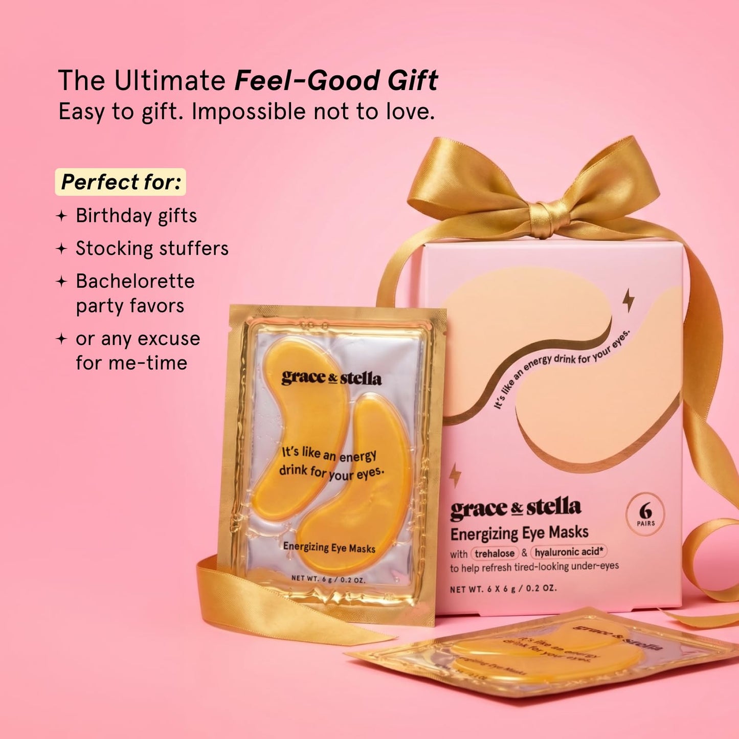 grace & stella Award Winning Eye Patches for Puffy Eyes