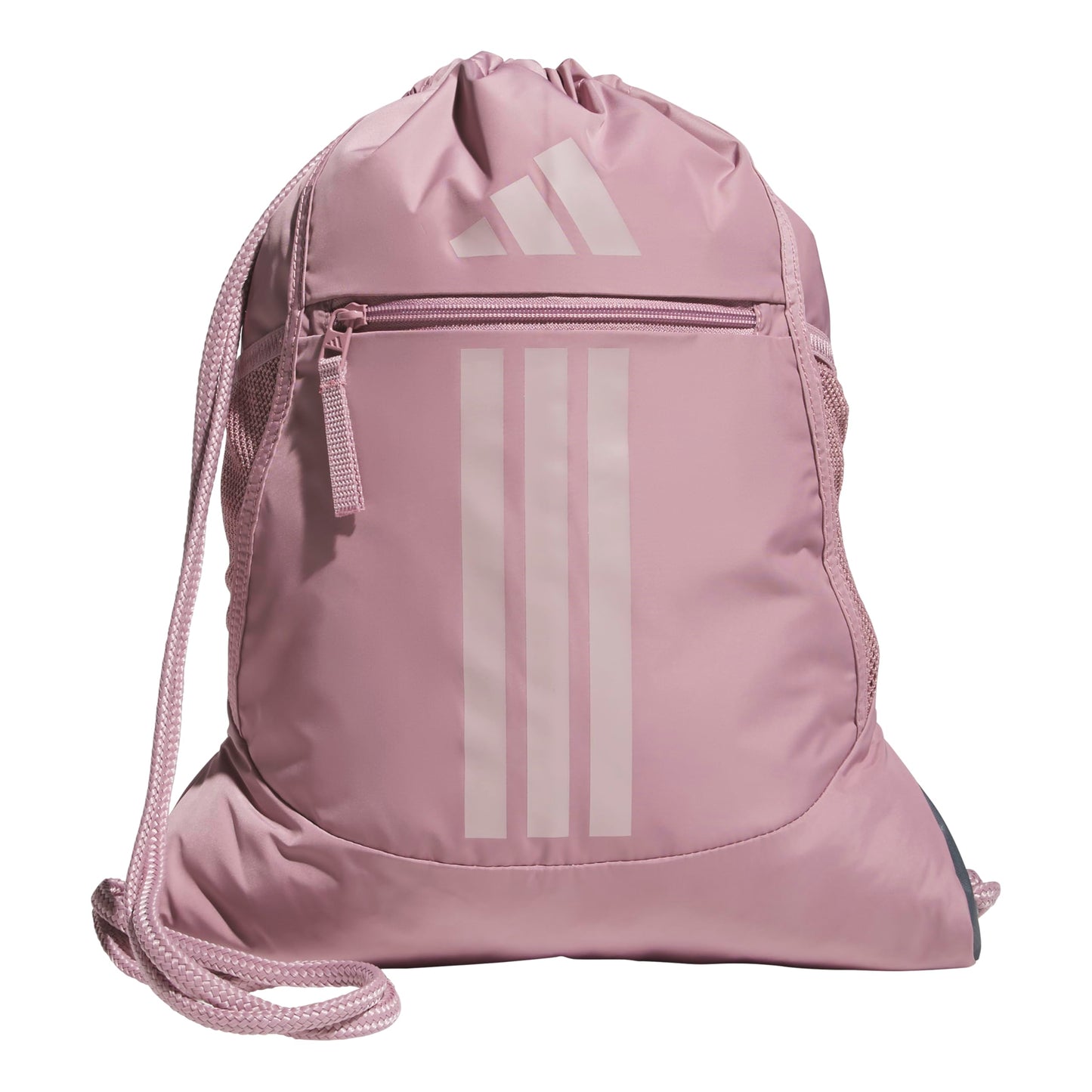 adidas Alliance Sackpack – Drawstring Backpack for Sports, Small Gym Bag, Preloved Teal Green/Black/3, OSFA