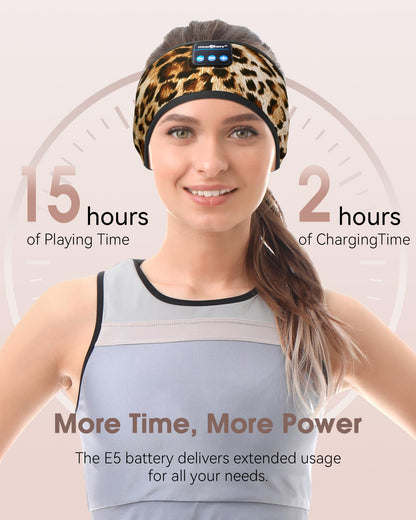 MUSICOZY Sleep Headphones Bluetooth Headband Headphones for Side Sleepers