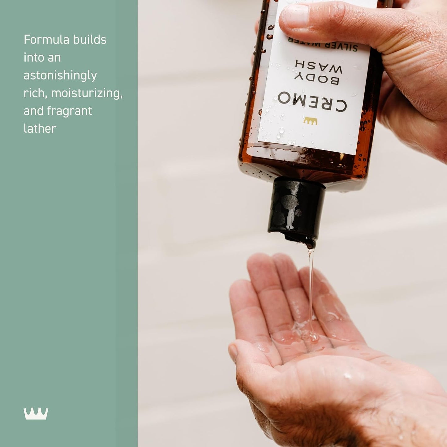 Cremo Body Wash for Men, Cypress Santal, 16 Fl Oz