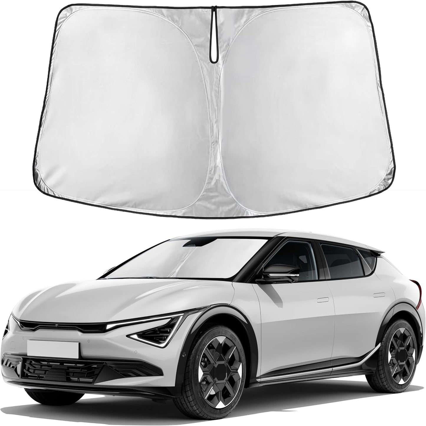 Autovir Windshield Sun Shade, 2017-2026 Tesla Model 3 & Y, 280T Visor Shade