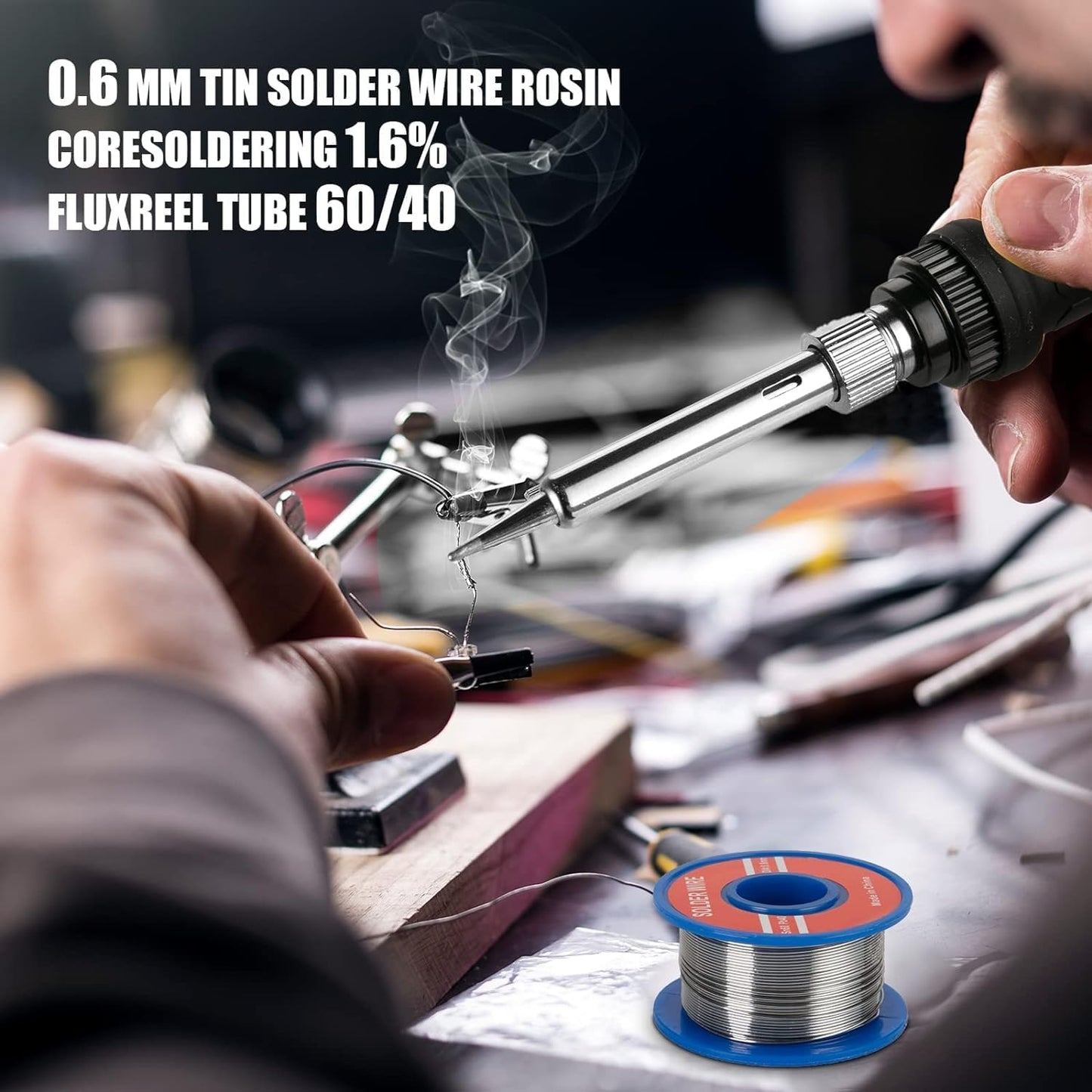 Soldering Iron, 60W 110V Adjustable Temperature Soldering Iron Pen, Portable Welding Tool, Fast Heating, for Electronic Repair, Jewelry, DIY