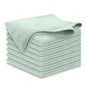USANOOKS Microfiber Cleaning Cloth Grey - 12 Pcs (12.5"x12.5") - High Performance - 1200 Washes, Ultra Absorbent Microfiber Towel Weave Grime & Liquid for Streak-Free Mirror Shine - Car Washing Cloth