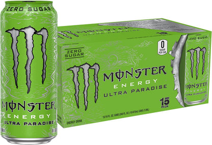 Monster Energy Zero Ultra, Sugar Free Energy Drink, 16 Ounce