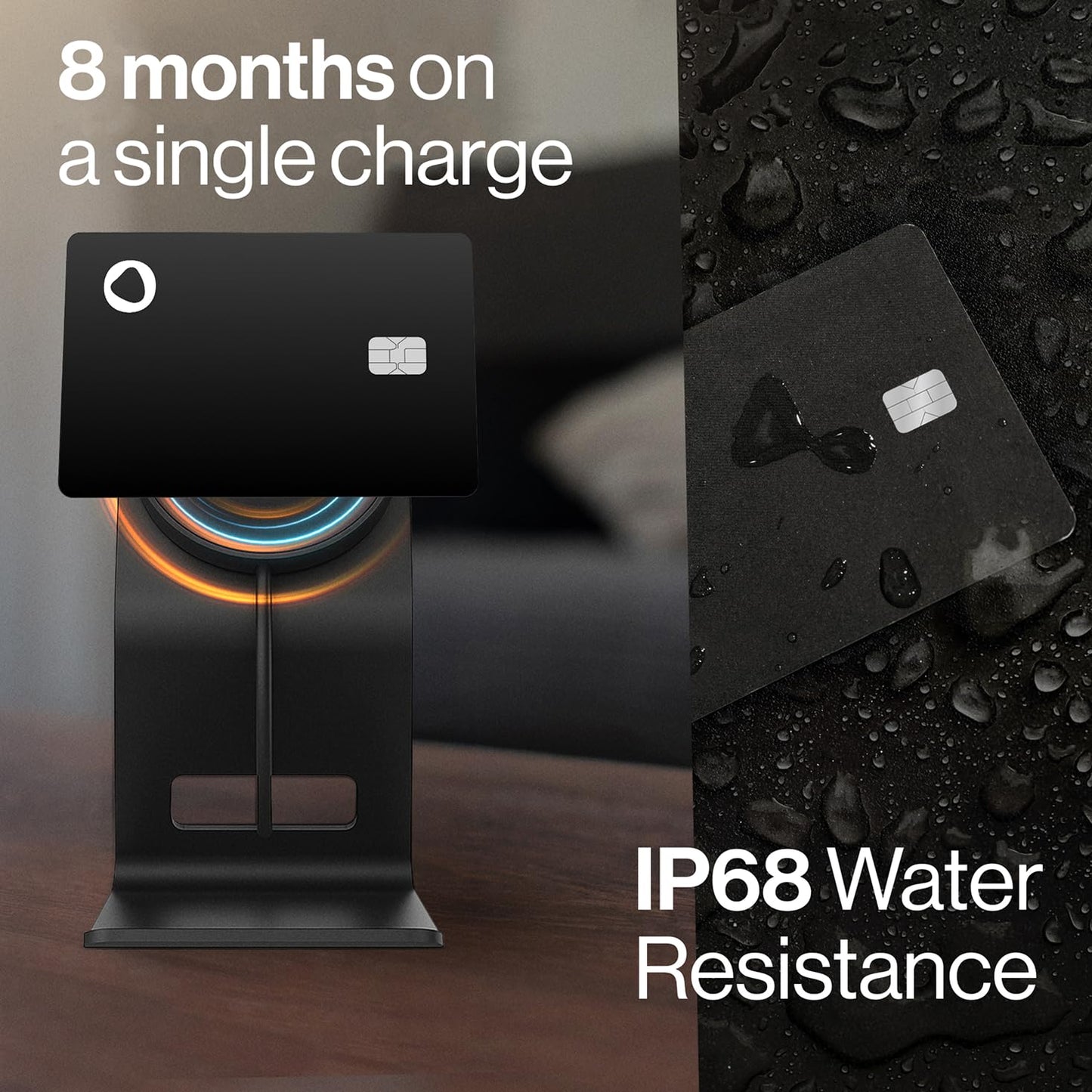 SPOTMINDERS Apple MFi Certified Wallet Tracking Card Black 4-Pack Travel Gifts for Him Works with Apple Find My Rechargeable Tracker IP68 Waterproof 0.07" Slim iPhone Item Finder for Luggage Passport