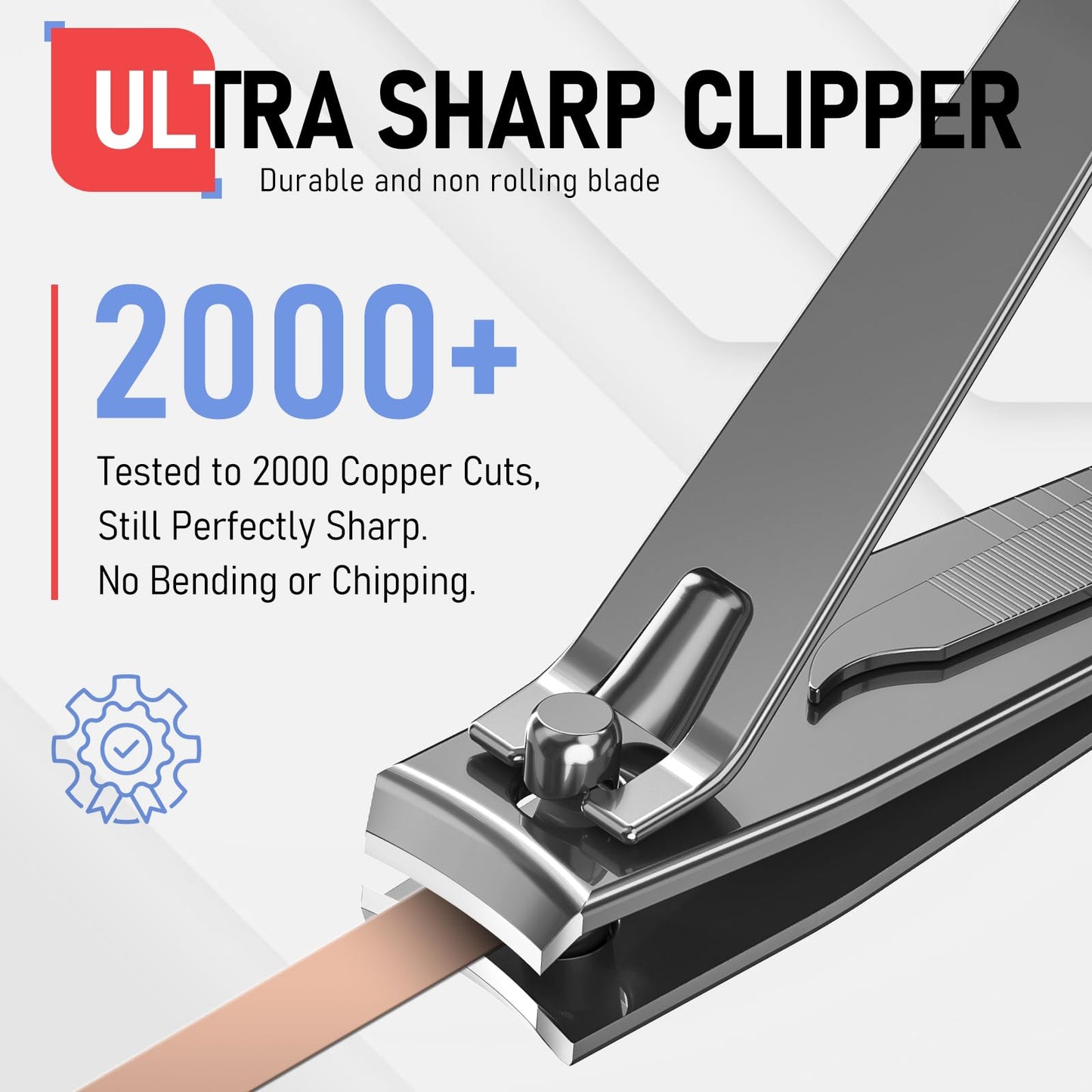 firiKer Nail Clippers with Nail File,Fingernail Clipper,Toe Nail Clippers